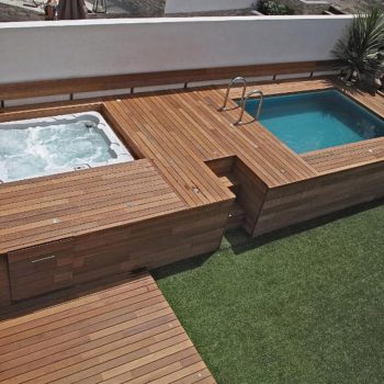 Deck piscine et spa hors-sol