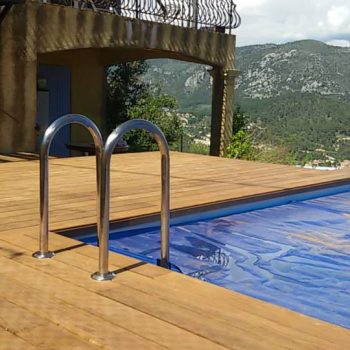 Terrasse et tour de piscine en Ipê 20x148x7002900 à clipser